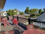 Newly built 2nd floor deck with pier and beach views